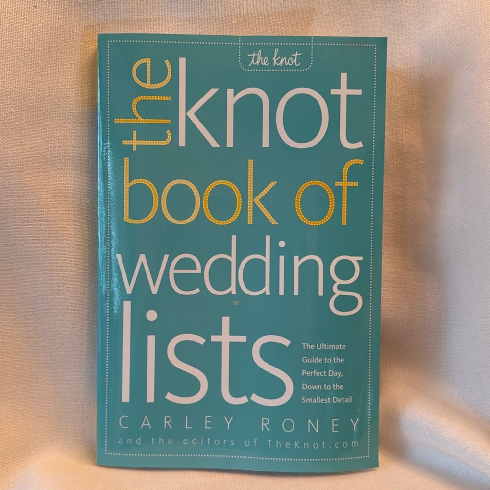 The Knot Book of Wedding Lists - Brand New